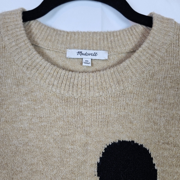 Madewell Dot Graystone Pullover Sweater - Picture 2 of 6